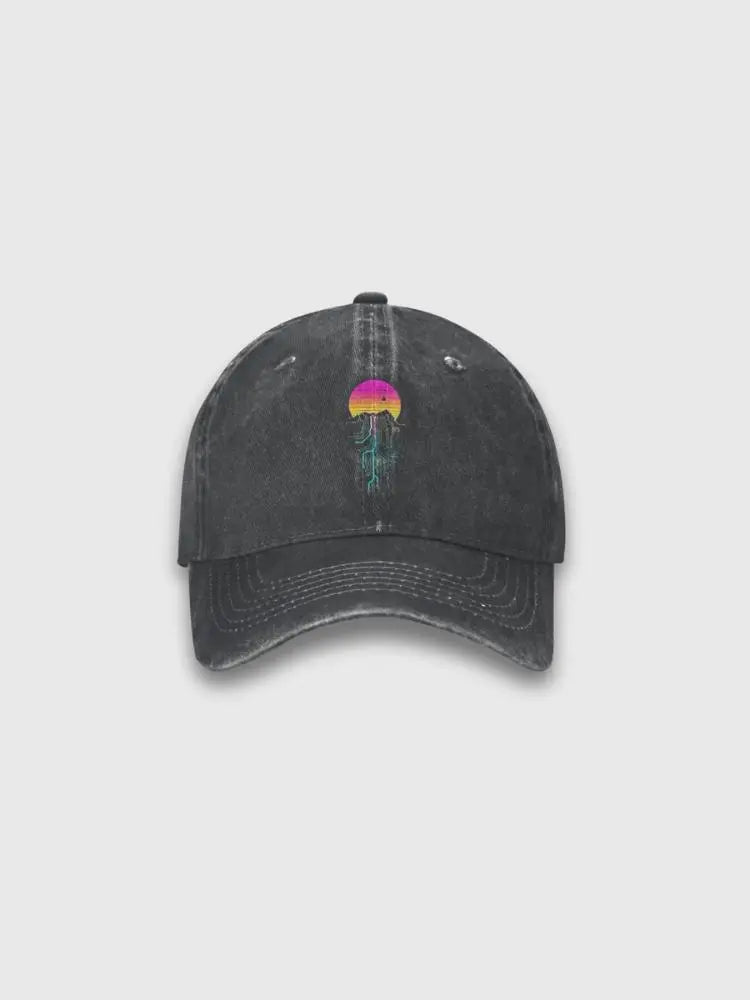 Cap with retro look Synthwave year 80