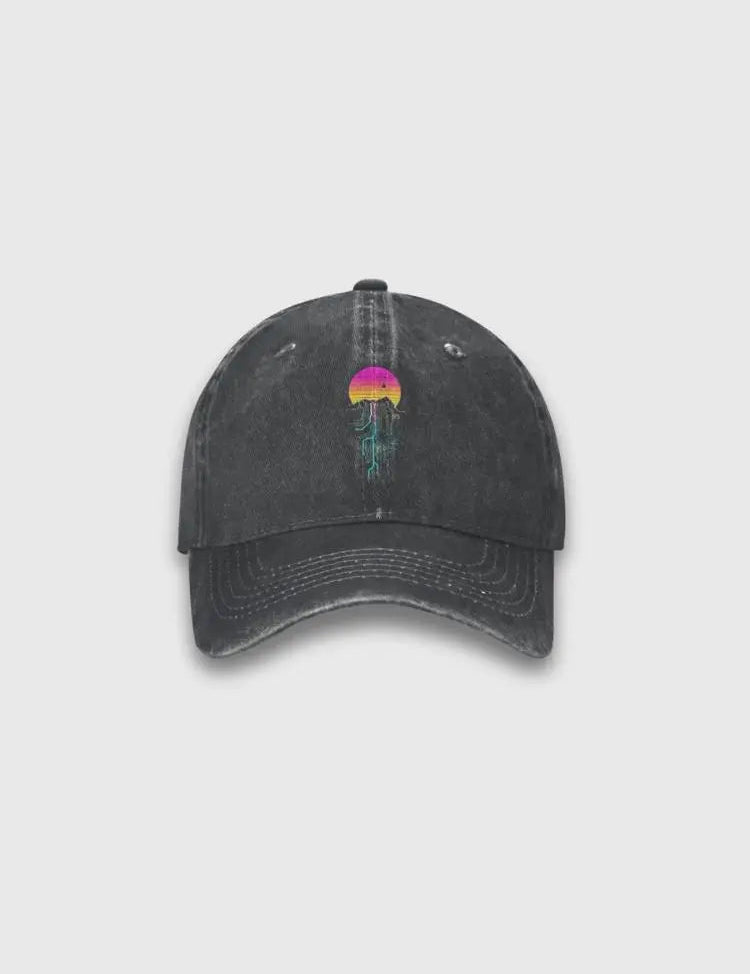 Cap with retro look Synthwave year 80