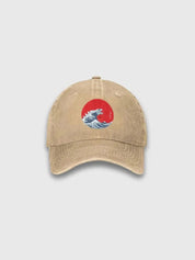 Hokusai Japanese Wave Cap