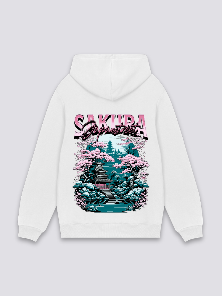 Japanese letter hoodie sale