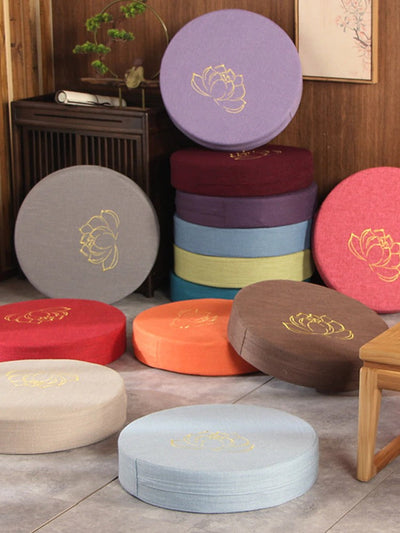 Round Japanese Cushion 'Yehuga'