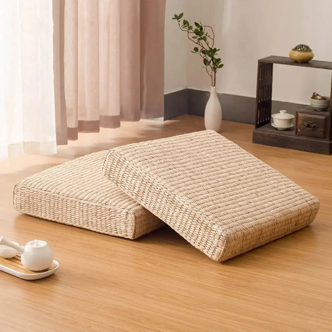 Mokiro' square Japanese tatami cushion Japanstreet