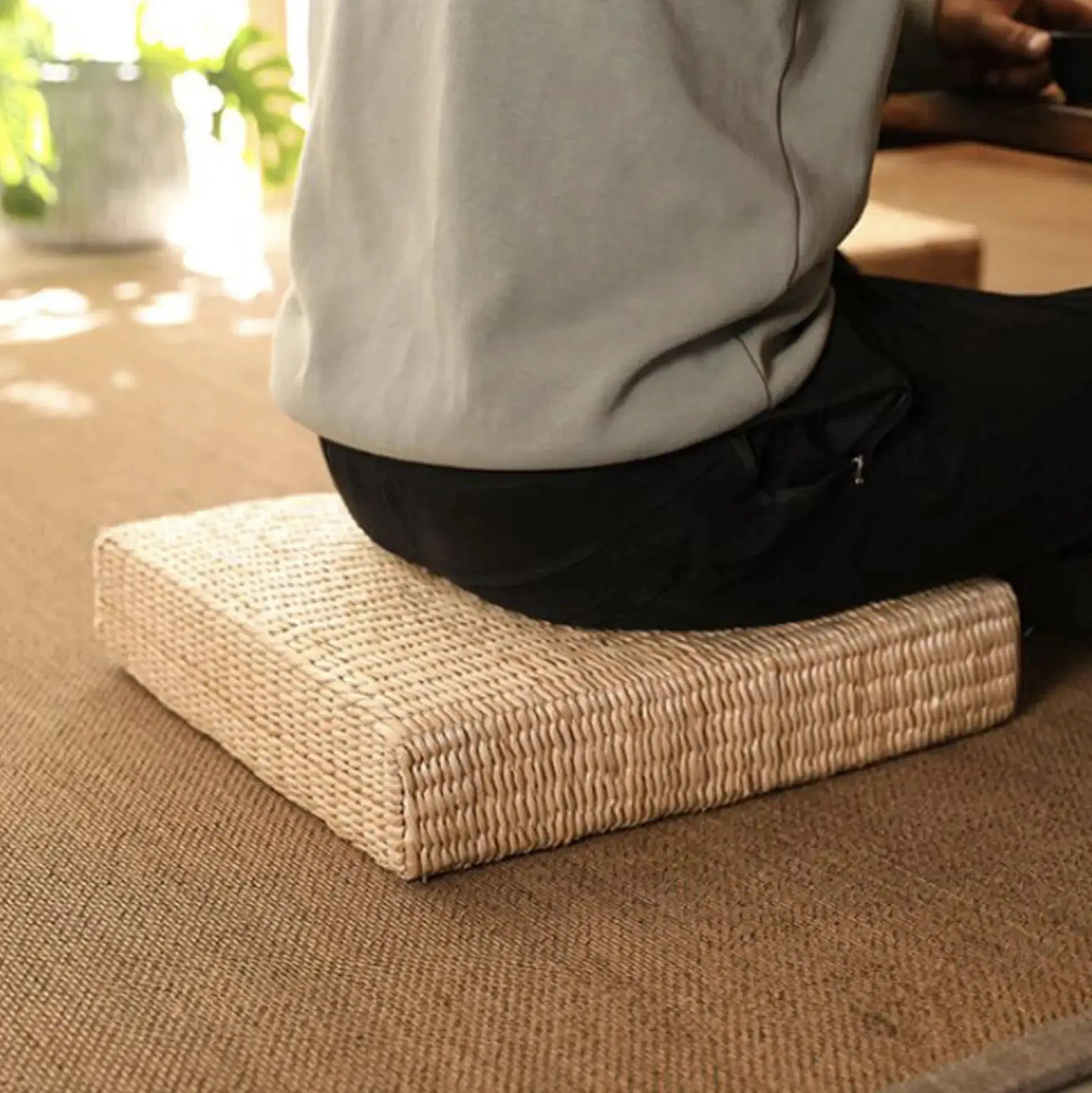 Mokiro' square Japanese tatami cushion Japanstreet