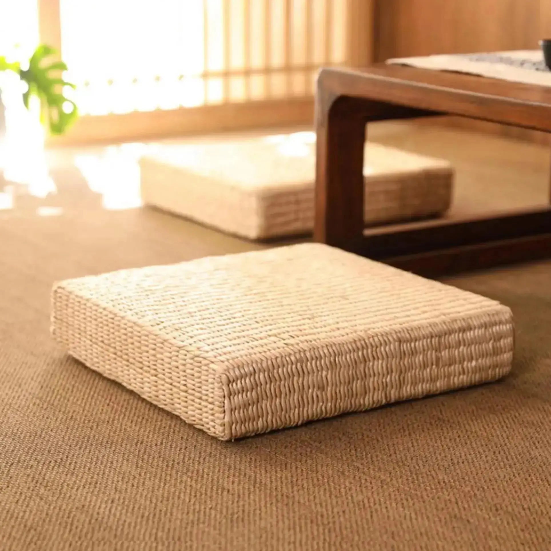 Mokiro' square Japanese tatami cushion Japanstreet