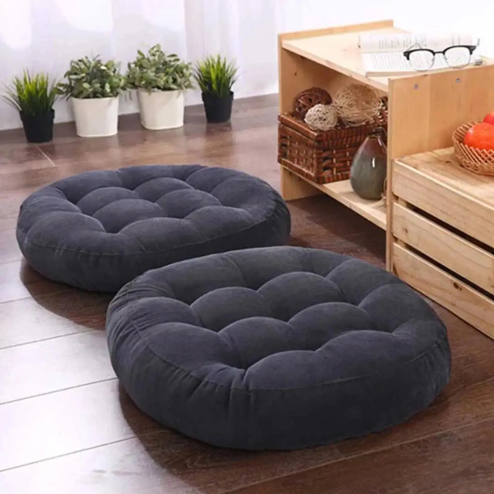 Japanese cotton floor cushion 'Shuka' Japanstreet