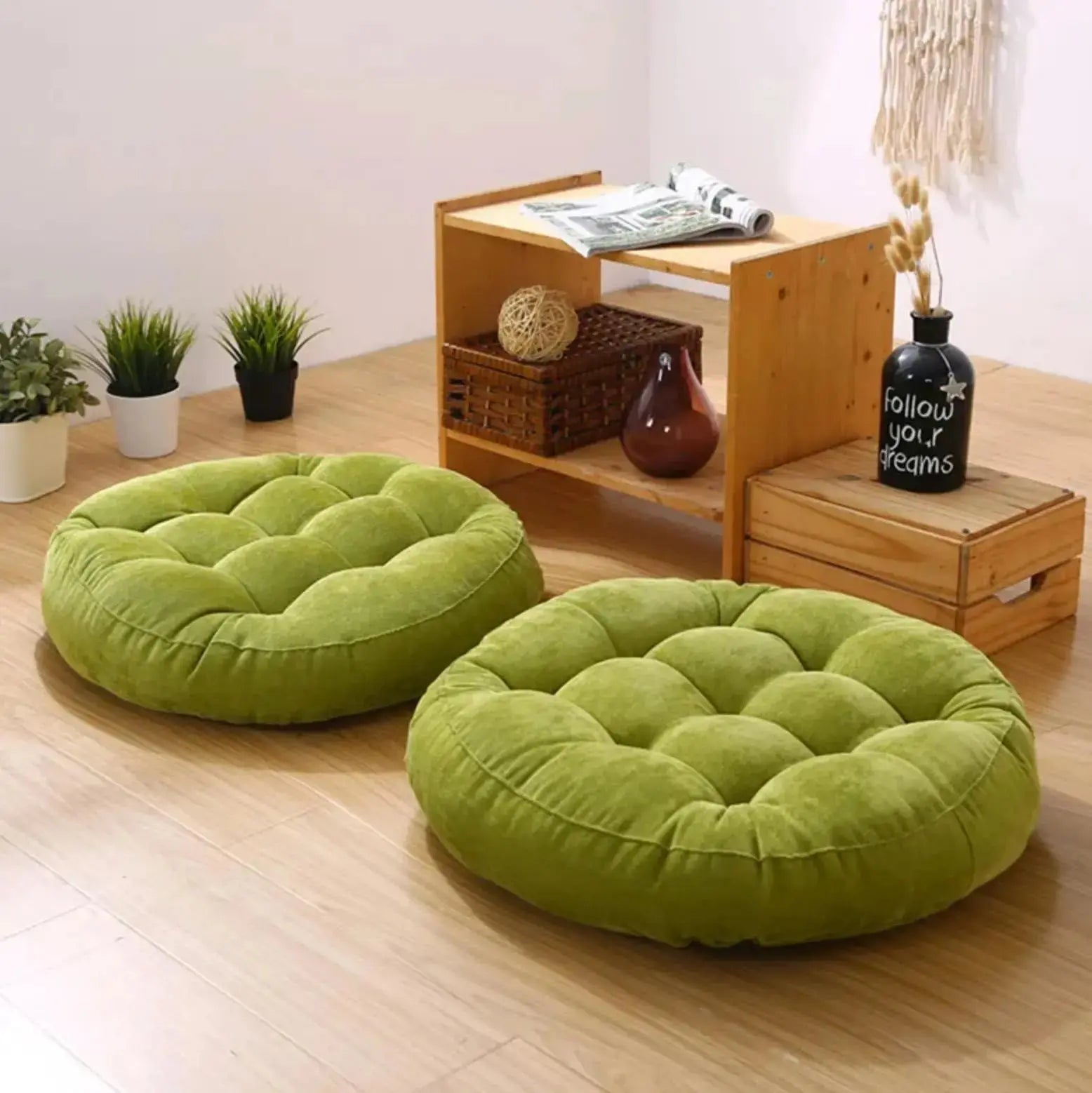 Japanese cotton floor cushion 'Shuka' Japan Clothing