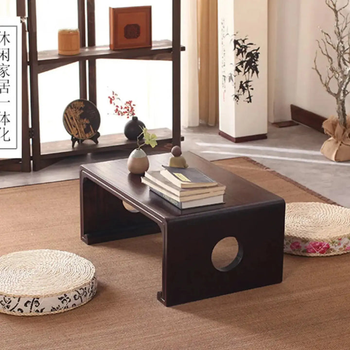 Japanese straw floor cushion 'Anjo' Japanstreet