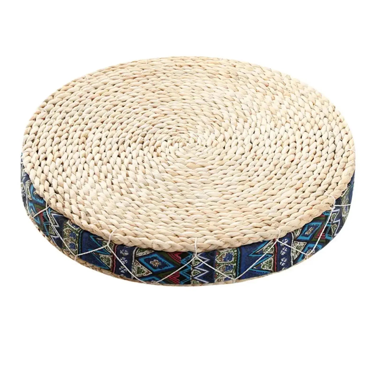 Japanese straw floor cushion 'Anjo' Japanstreet