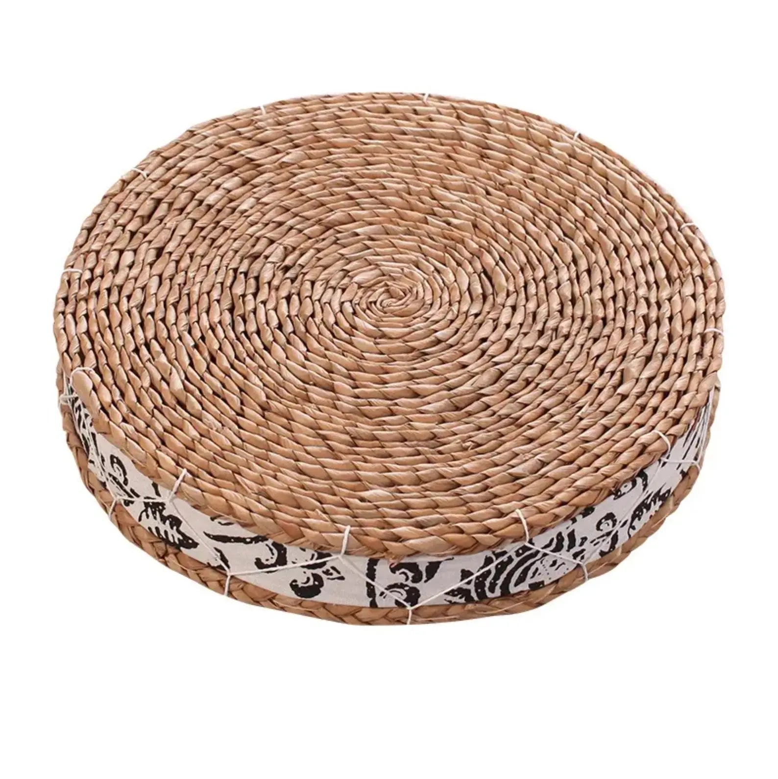 Japanese straw floor cushion 'Anjo' Japanstreet