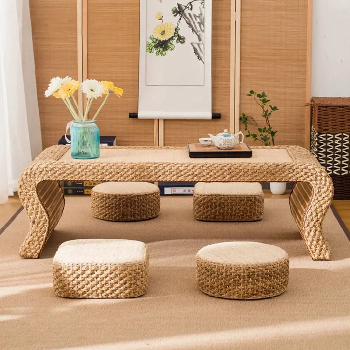 Japanese rattan cushion 'Yachiyo' Japanstreet