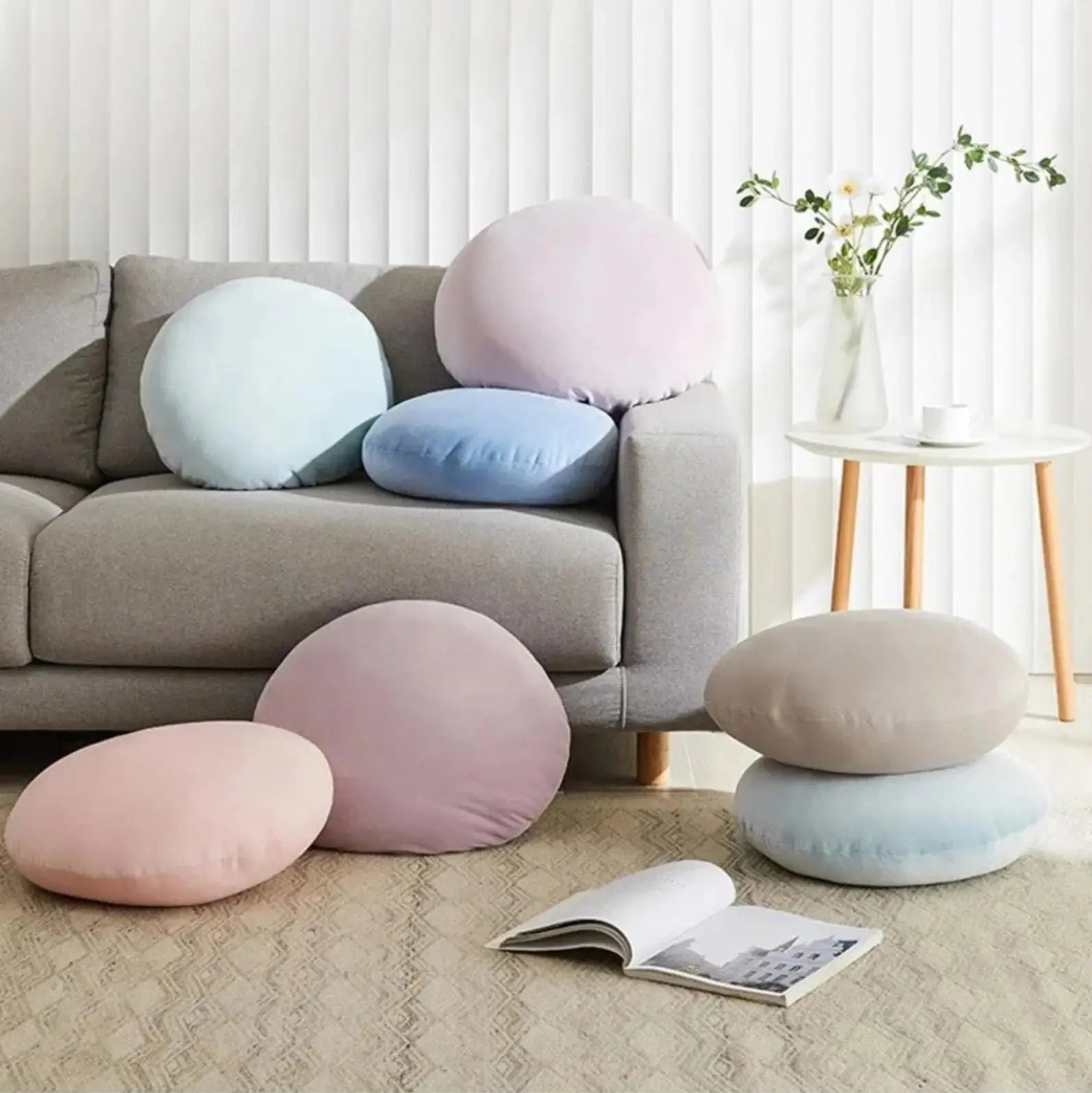 Nishio' Japanese velvet cushion Japan Clothing