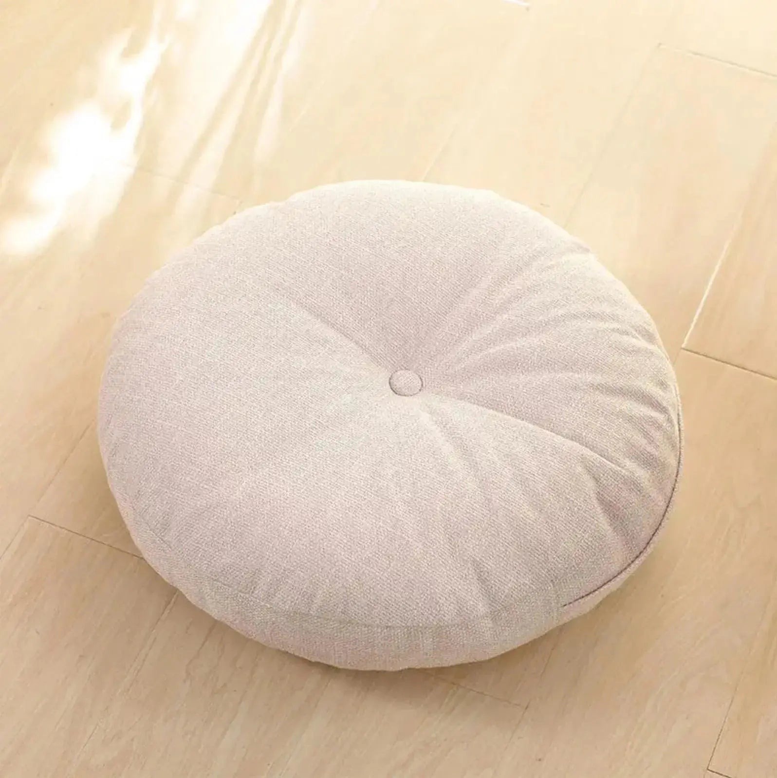 Kadoma' round Japanese monochrome cushion Japanstreet