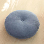 Kadoma' round Japanese monochrome cushion Japanstreet