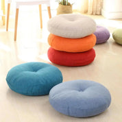 Kadoma' round Japanese monochrome cushion Japan Clothing