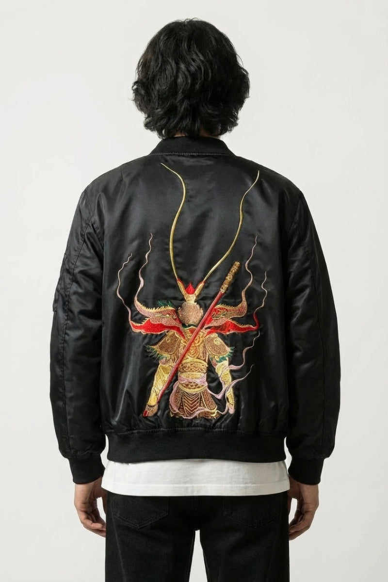 Vintage Japanese Bomber Jacket 'Samurai'