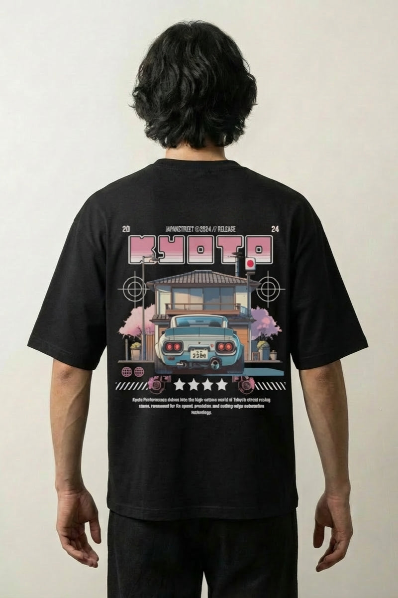 Japanese Car T-Shirt - きょうと | Japan Clothing