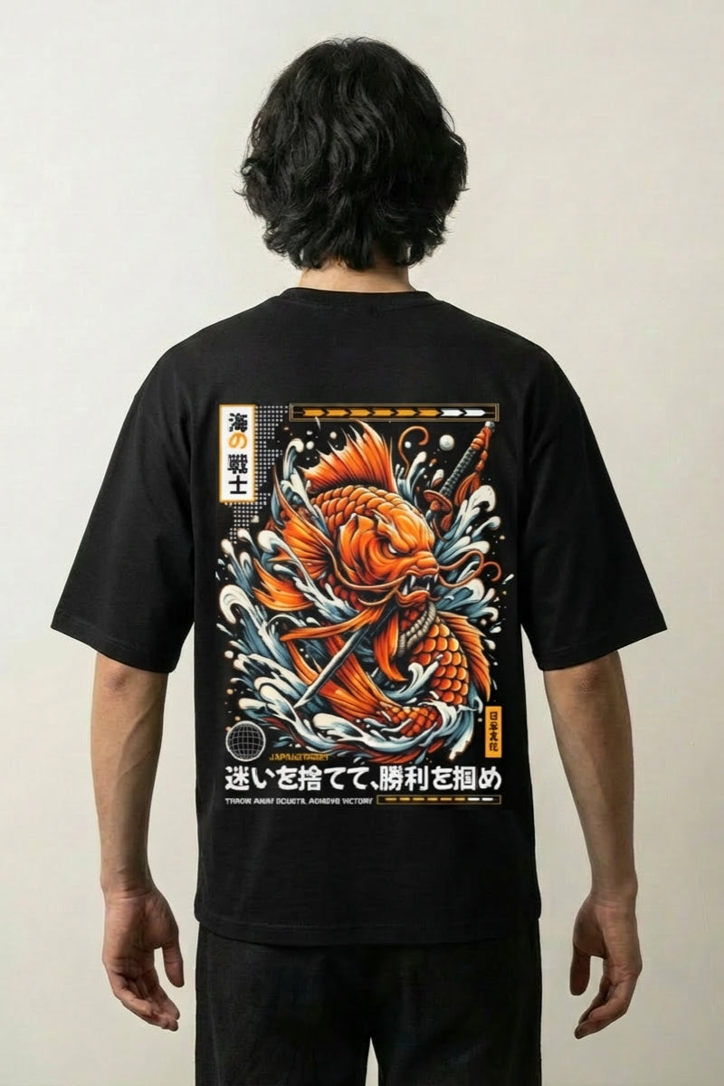 Japanese Graphic T-Shirt - ランチュウ | Japan Clothing