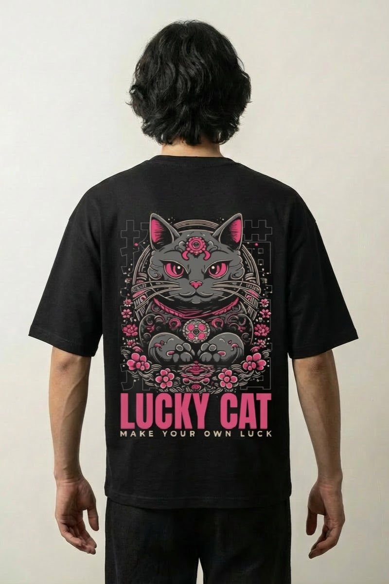 Maneki Neko T-Shirt - 招き猫 | Japan Clothing