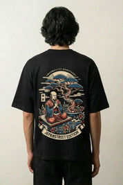 T-Shirt with Japanese Print - プリント | Japan Clothing