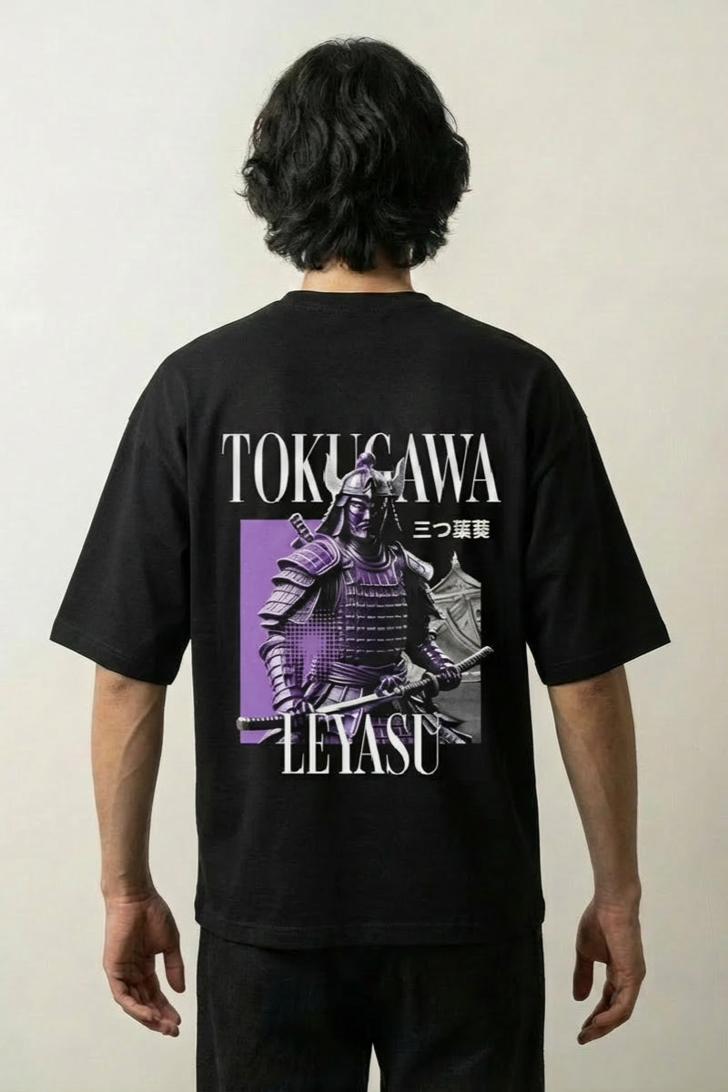 Tokugawa Ieyasu T-Shirt - 三つ葉葵 | Japan Clothing