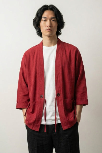 Red Kimono Jacket 'Yuudai'