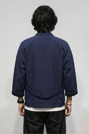 Blue Kimono Men 'Yuudai' — The blue kimono that does minimal in a warmer key