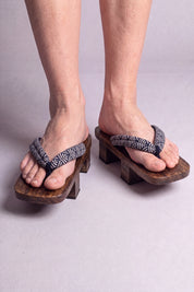 Japanese Geta 'Seigaiha'