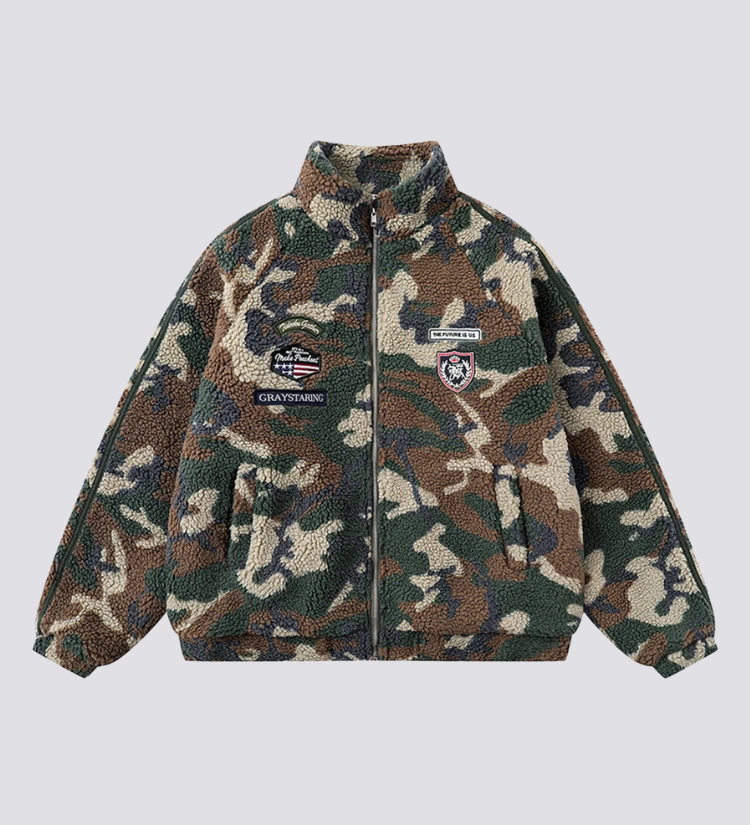 Camouflage Fleece Jacket - カモフラージュ