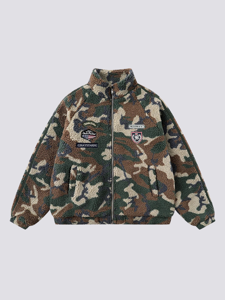 Camouflage Fleece Jacket - カモフラージュ