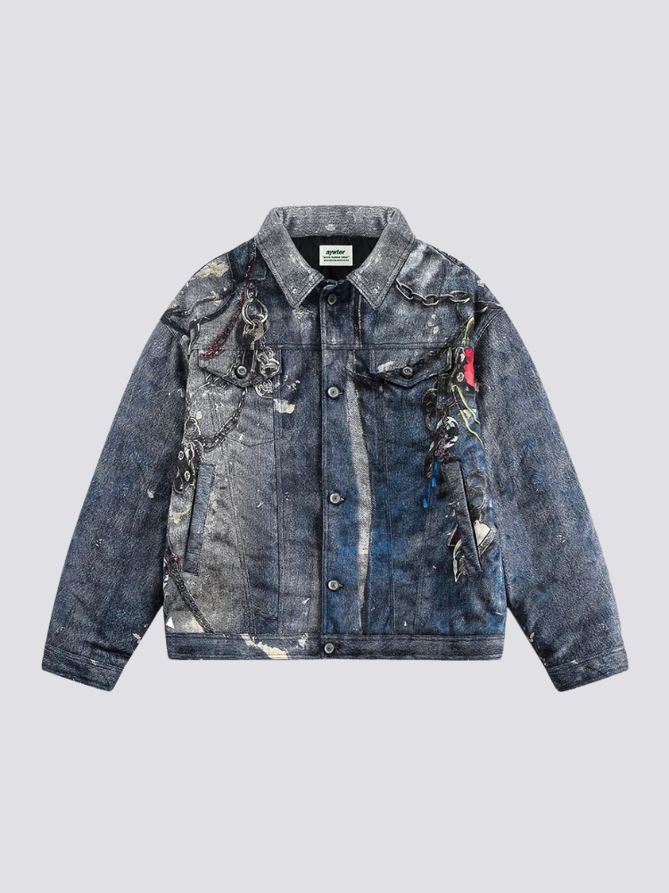 Denim Jacket Streetwear - ジーン