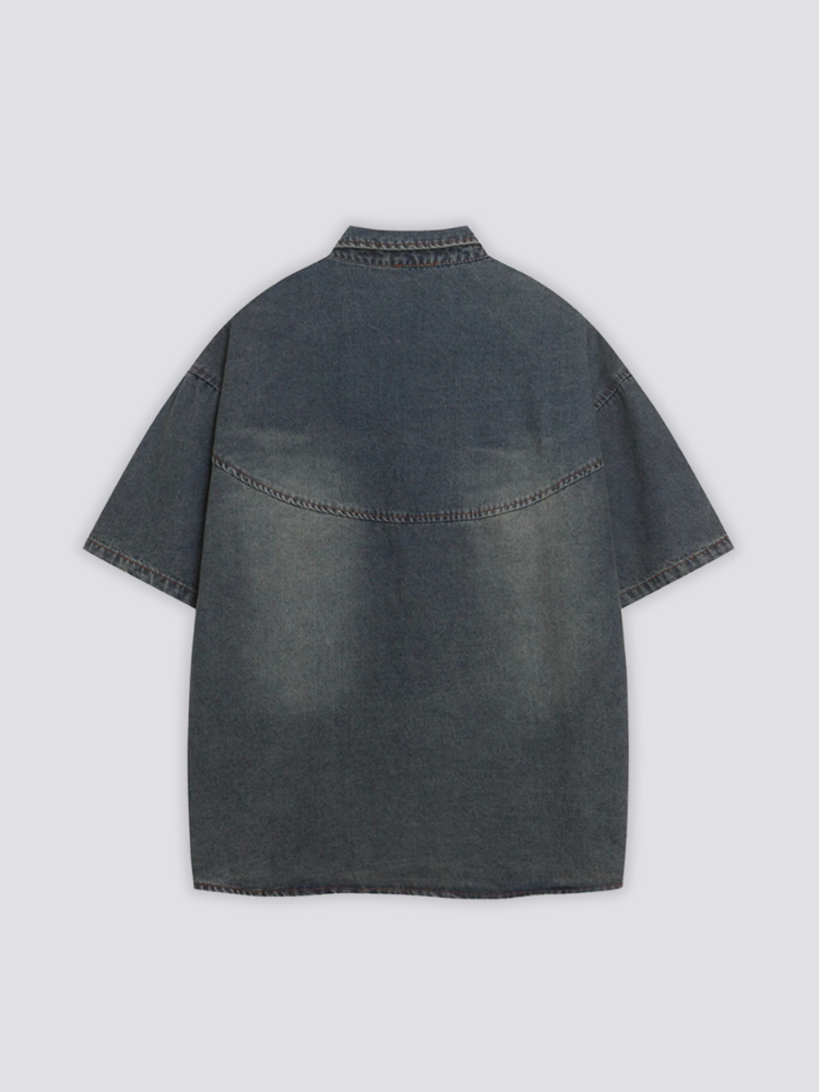 Oversize Denim Shirt - ジーン