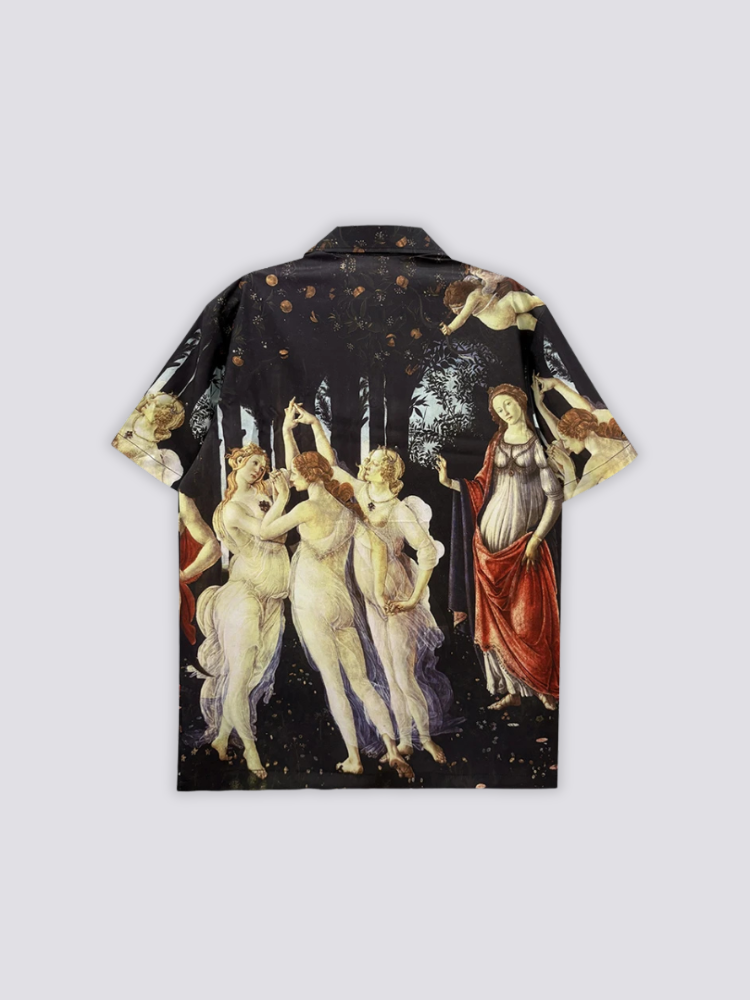 Back view of Japanese garment