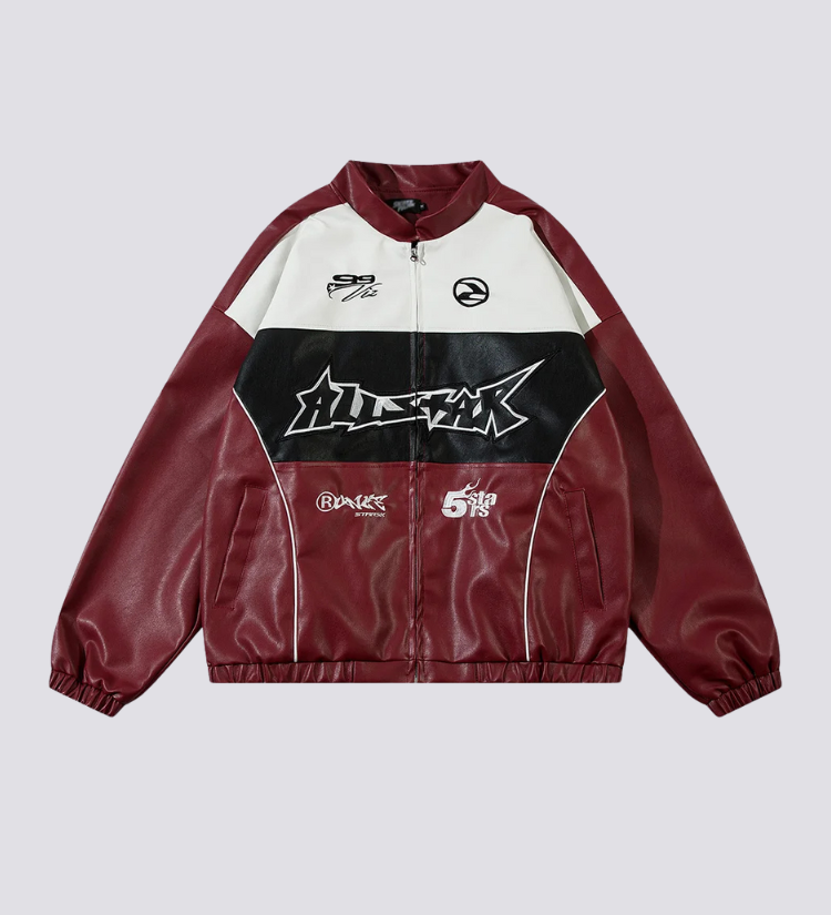 Leather Aviator Jacket - アビエイター