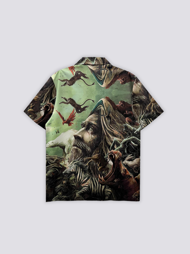 Back view of japanese t-shirt