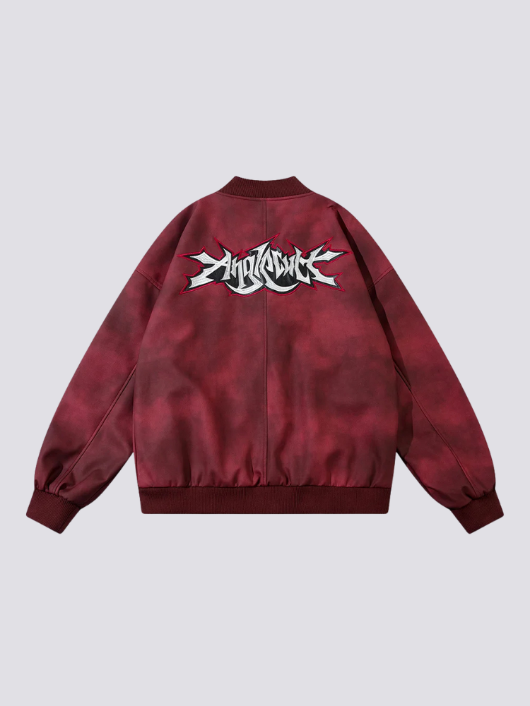 Red Bomber Jacket - レッド