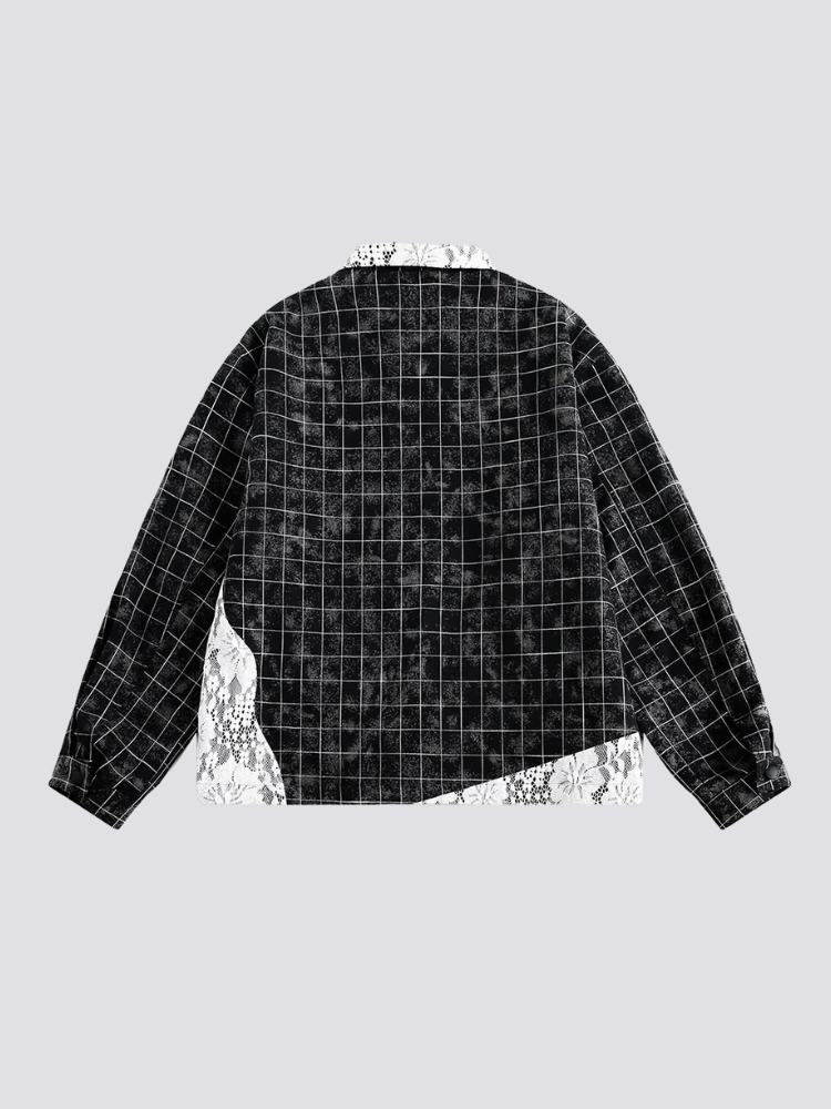 Back view of patchwork for men