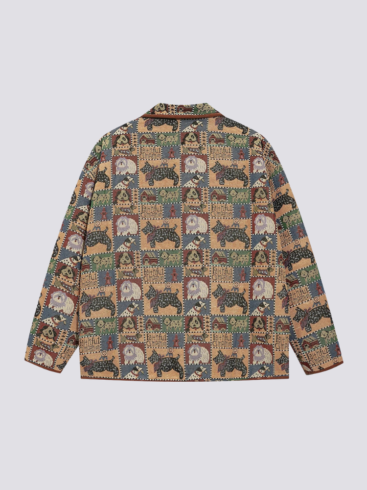Back view of Japanese garment