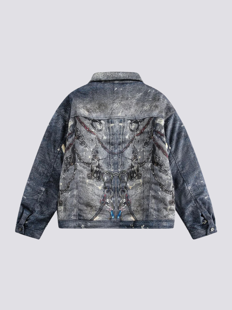 Denim Jacket Streetwear - ジーン