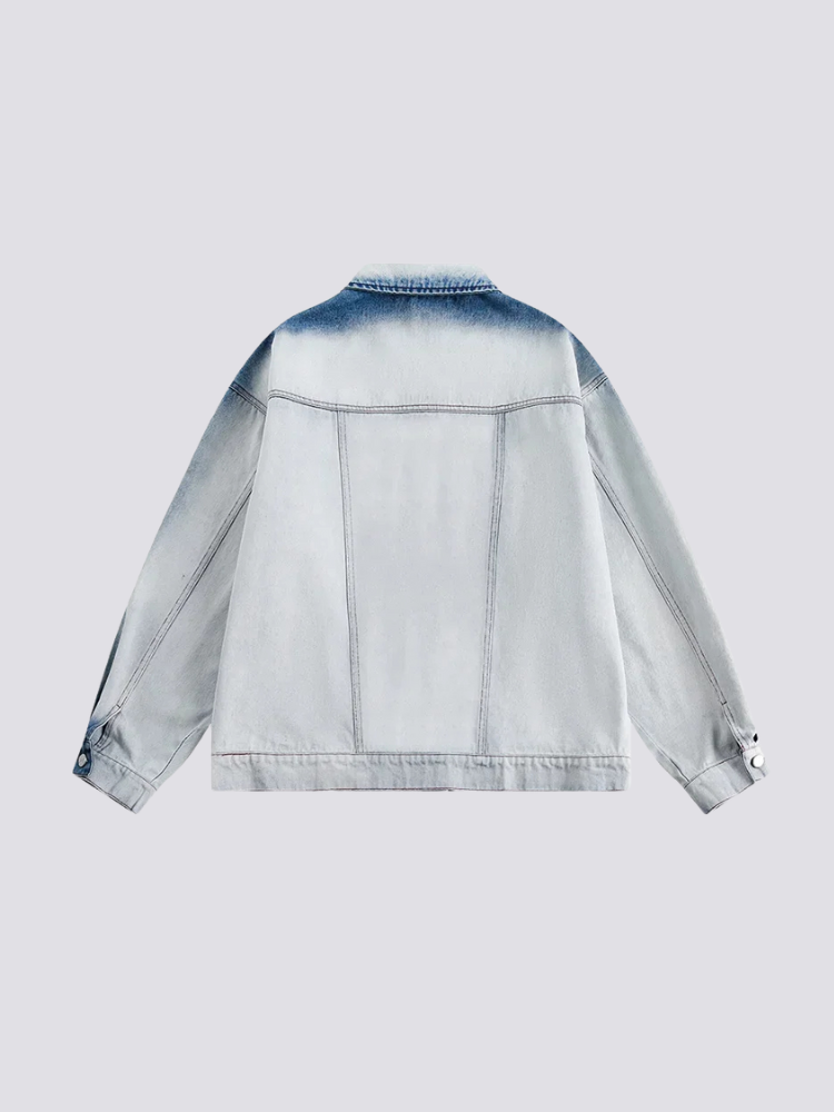 Back view of Japanese garment for men