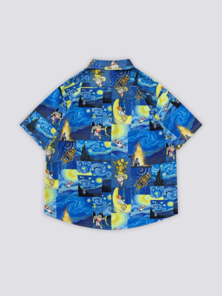 Back view of japanese t-shirt
