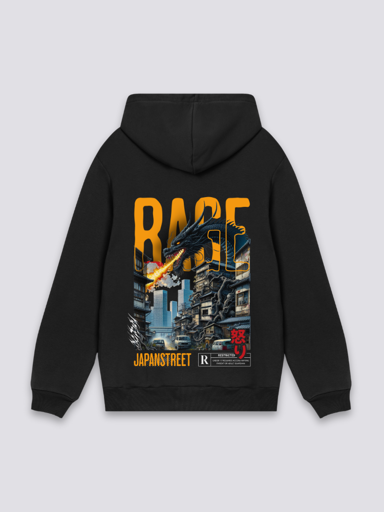 Dragon Hoodie - アタック — kaiju graphic (1)