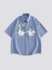 Embroidered Duck Shirt