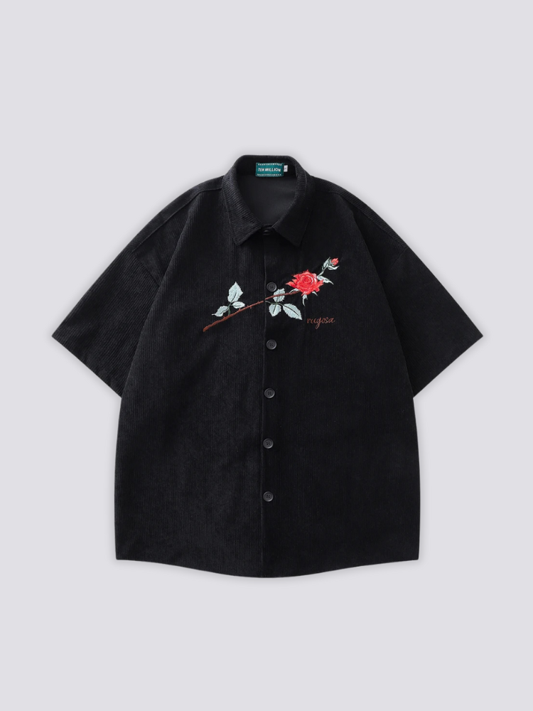 Embroidered floral Shirt