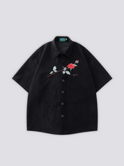 Embroidered floral Shirt