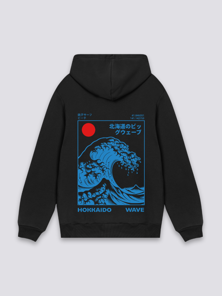 Hoodies with japanese art sale