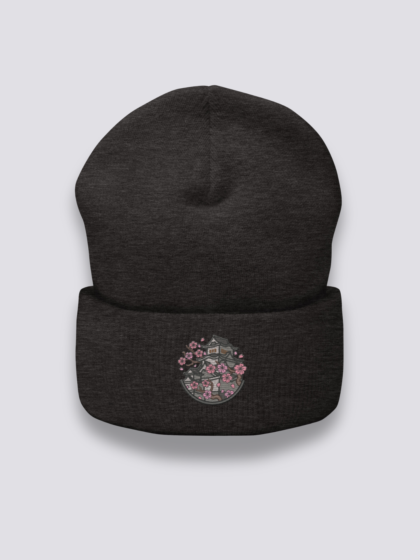 Detail view of beanie - Himeji Castle Beanie