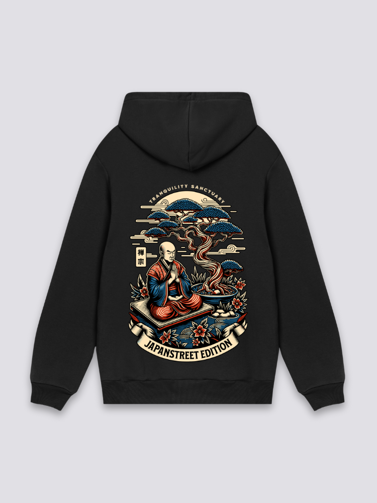 Hoodie with Japanese Print