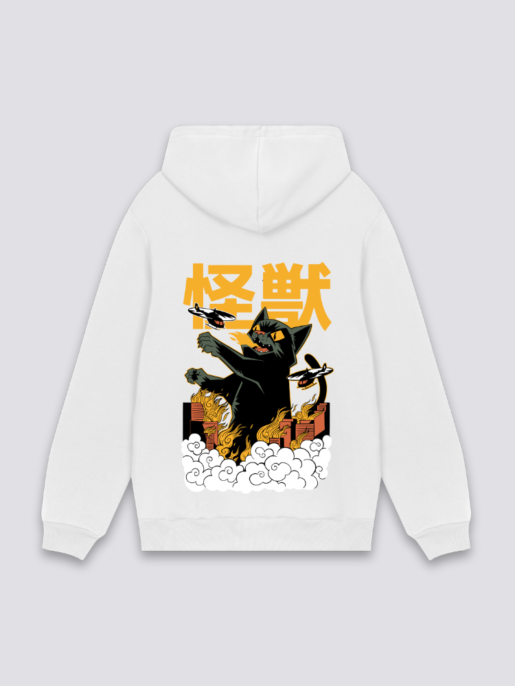 Japanese Kanji Hoodie - からもじ — kaiju design (1)