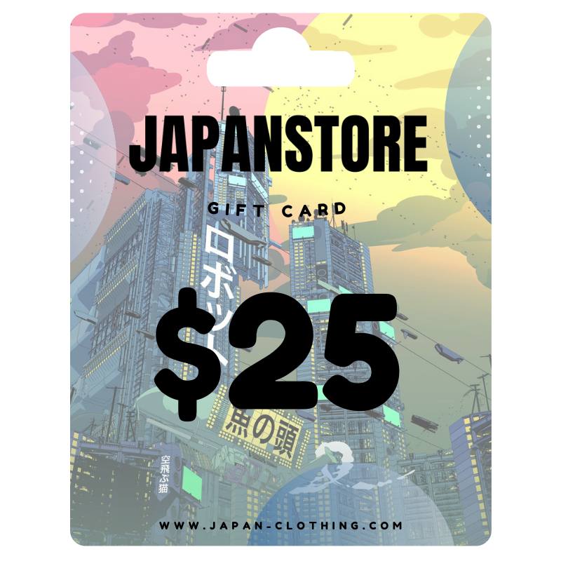 Japan Clothing gift card $25 — japanese streetwear gift card