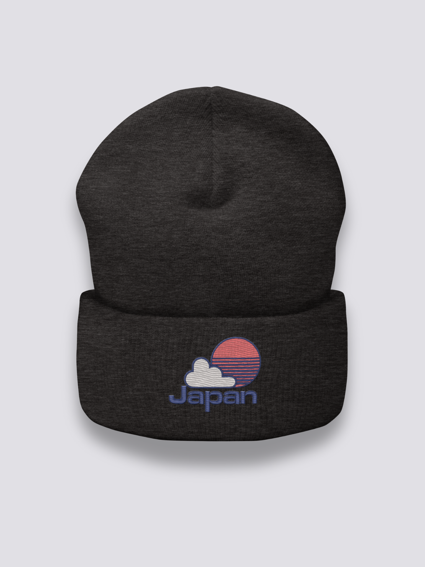 Detail view of beanie - Japanese Baseball Beanie